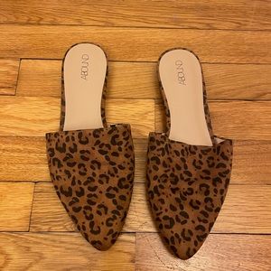 Abound Leopard Mules Size 7.5